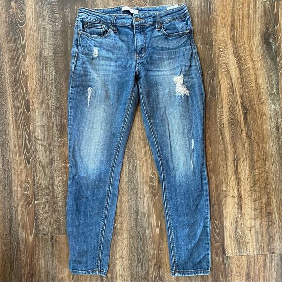 Eunina Ava Low Rise Zipper Skinny Ankle Jeans Size 29 - Picture 1 of 11